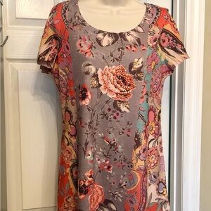 Style & Co Multi colour Floral Tunic 
Size Medium